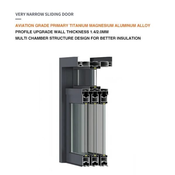 Heavy duty sliding door50*68(3.0)